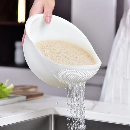 1 Piece of Rice Drainage Basket Rice Filter Fruit and Vegetable Drainage Sieve Kitchen Supplies Small Tools Multi-purpose