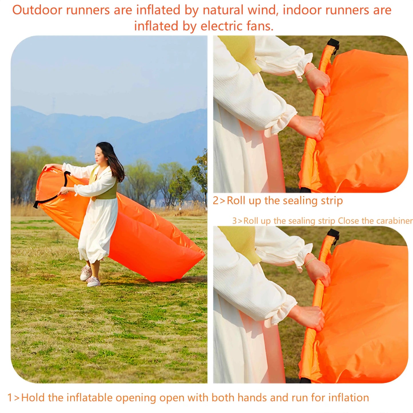 Outdoor sofa Air sofa Lazy inflatable bed Inflatable bed sleeping bag Beach bed Park leisure chair Outdoor camping equipment