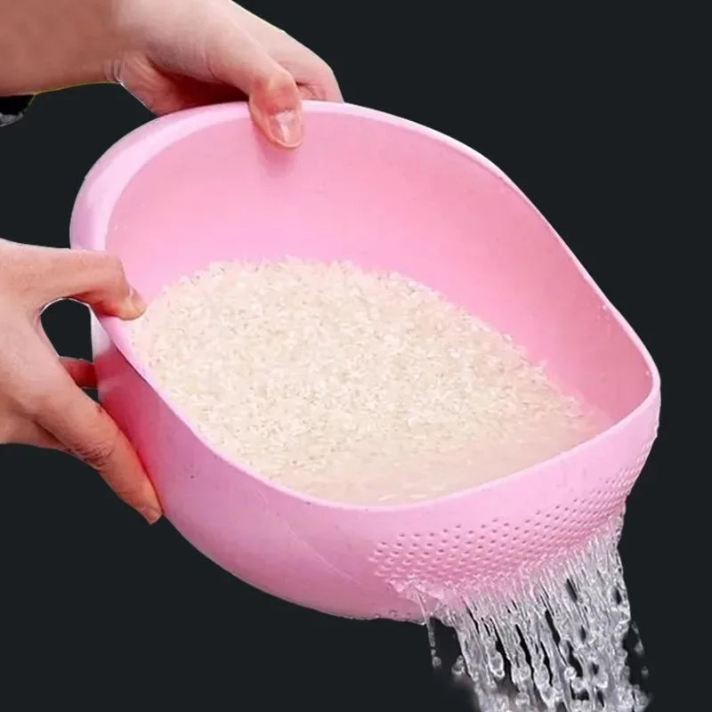 1 Piece of Rice Drainage Basket Rice Filter Fruit and Vegetable Drainage Sieve Kitchen Supplies Small Tools Multi-purpose