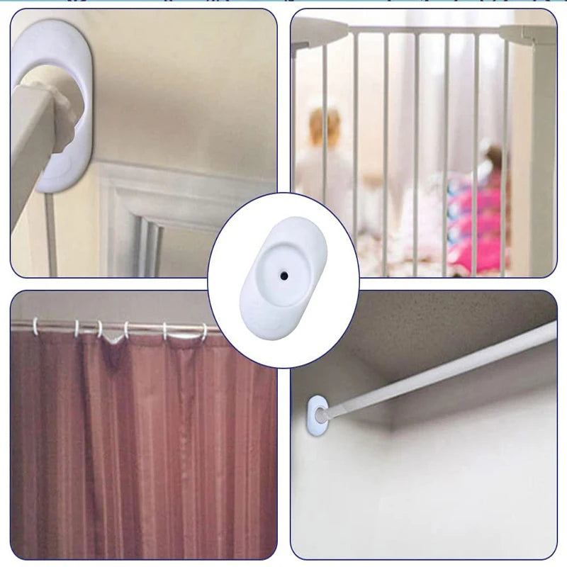 Baby Gate Wall Guard Protector 4pcs Stair Gate Extension Wall Saver Pads For Pressure Mounted Gate Door Babies Pets Safe