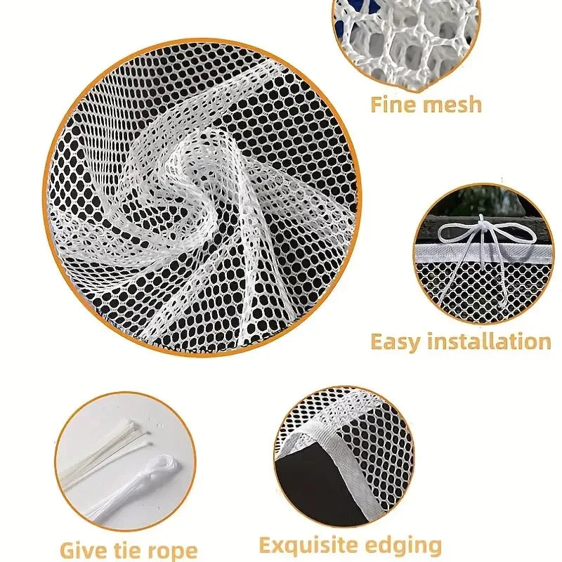 1/2Pcs Retractable 3m Thickened Stair Protection Mesh Balcony Protection Mesh Children's Stair Safety Mesh Protection Mesh