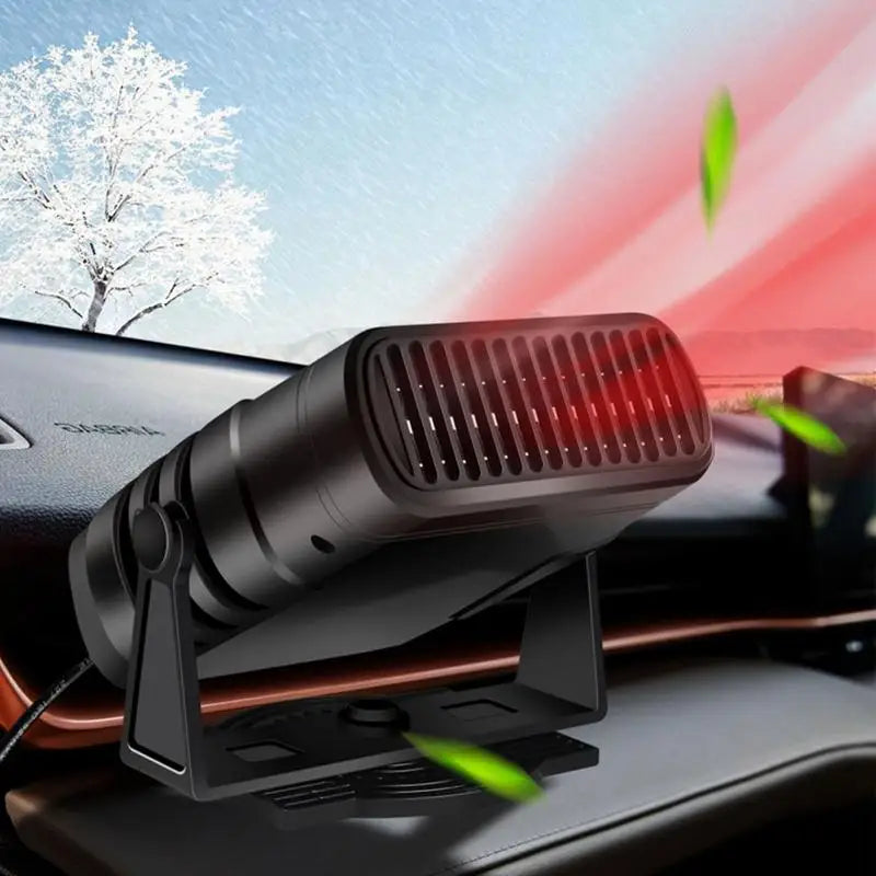 NEW 12V/24V Car Heater Portable Car Heater Fan 2IN1 Cooling Heating Auto Windshield Defroster Car Defogger Anti-Fog Heater Dryer