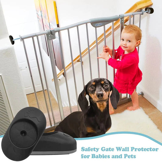 Baby Gate Wall Guard Protector 4pcs Stair Gate Extension Wall Saver Pads For Pressure Mounted Gate Door Babies Pets Safe